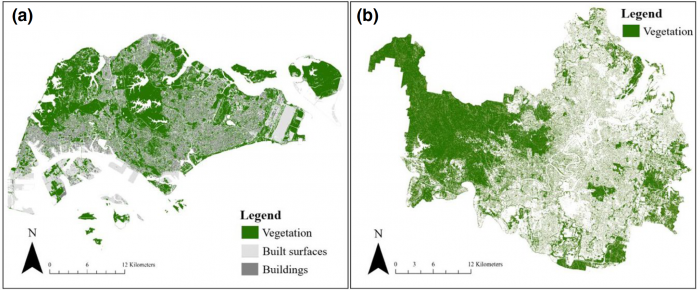 Nature interactions vary between cities